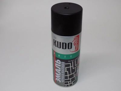 Лот: 12937650. Фото: 1. Эмаль Kudo KU-1102 черная матовая... Краски, лаки, растворитель