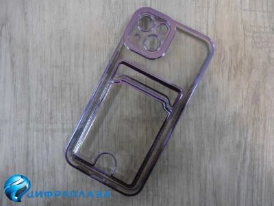 Лот: 20934982. Фото: 1. Чехол силиконовый iPhone 13 цветная... Чехлы, бамперы