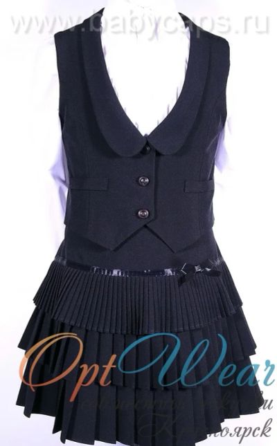 Лот: 5619905. Фото: 1. Школьная форма для девочки.(Жилетка... Костюмы, пиджаки, комбинезоны