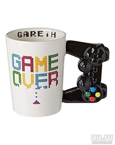 Лот: 13700979. Фото: 1. Кружка "Game over", стакан в виде... Кружки, стаканы, бокалы