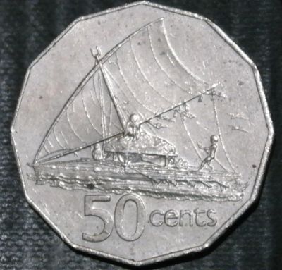 Лот: 16388443. Фото: 1. Экзотика с рубля (23642) Фиджи... Остальные страны
