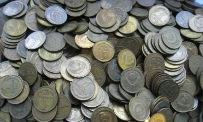 Лот: 15072596. Фото: 1. 50 монет СССР ( 1 коп ) - одним... Россия и СССР 1917-1991 года