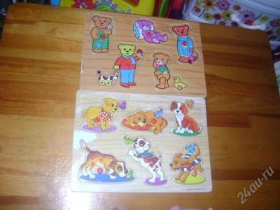 Лот: 2771224. Фото: 1. Вкладыши 5. Развивающие