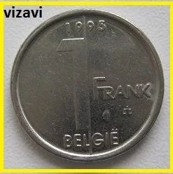 Лот: 16214920. Фото: 1. Бельгия 1 франк 1995 (надпись... Европа