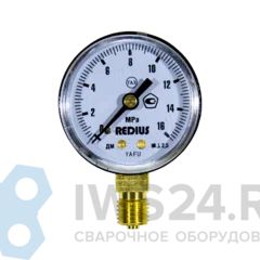 Лот: 17429199. Фото: 1. Манометр Redius 16 МПа. Редукторы, вентили, манометры