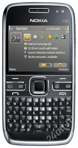 Лот: 353937. Фото: 1. Nokia E72 (Black). Смартфоны
