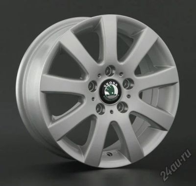 Лот: 5877720. Фото: 1. Литые диски для Skoda 6,0Jx15... Диски