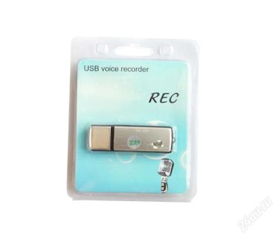 Лот: 2789339. Фото: 1. Диктофон + флэшка на 4Gb H-Vox... Красноярск