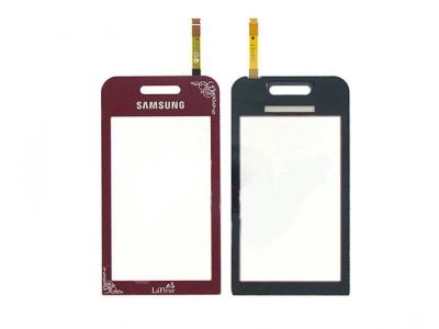 Лот: 6080046. Фото: 1. Тачскрин Samsung S5230 красный... Дисплеи, дисплейные модули, тачскрины