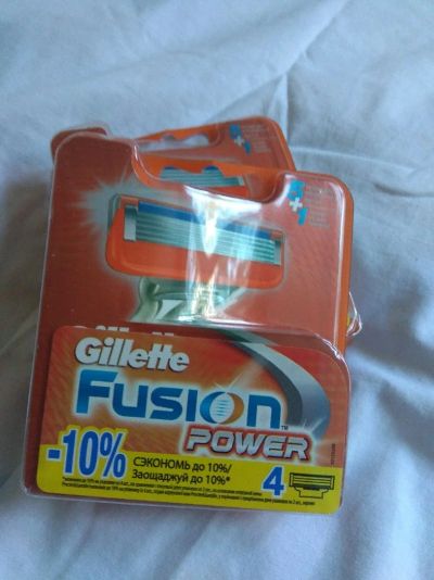 Лот: 11761456. Фото: 1. Gillette Fusion кассеты. Уход за лицом 