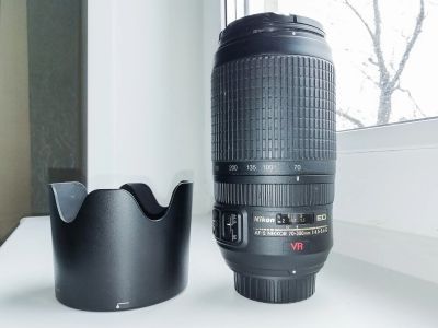 Лот: 11574594. Фото: 1. Nikon ED AF-S Nikkor 70-300mm... Объективы