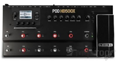 Лот: 5618717. Фото: 1. Line 6 POD HD500X с фирменной... Гитарные эффекты и комбоусилители