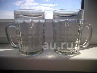Лот: 18401674. Фото: 1. Кружки пивные (пара) 0,5л каждая... Кружки, стаканы, бокалы