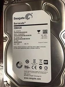 Лот: 334150. Фото: 1. HDD 2000 Gb SATA Seagate. Жёсткие диски (HDD)
