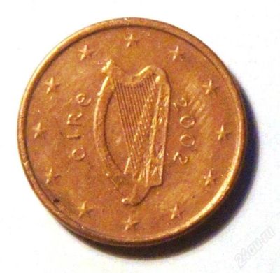Лот: 2912546. Фото: 1. Ирландия. 1 евроцент 2002 г.(115... Европа