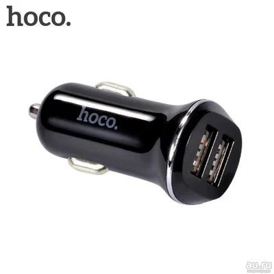 Лот: 12854555. Фото: 1. Автомобильный адаптер АЗУ Hoco... Зарядные устройства, блоки питания, адаптеры сетевые для смартфонов