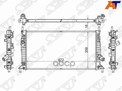 Лот: 21838161. Фото: 1. Радиатор Ford Focus 04-11 / Mazda... Другое (автозапчасти)
