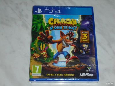 Лот: 10043488. Фото: 1. Crash Bandicoot N'sane Trilogy... Игры для консолей