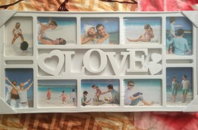 Лот: 6615783. Фото: 1. Рамка-коллаж "??love??". Другое (сувениры, подарки)