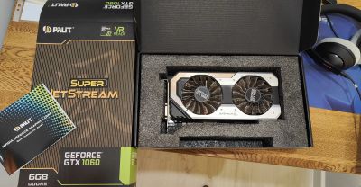 Лот: 21221460. Фото: 1. Видеокарта gtx 1060 6gb palit... Видеокарты