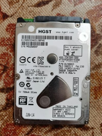 Лот: 17335688. Фото: 1. Жесткий диск для ноутбука 2.5... Жёсткие диски (HDD)