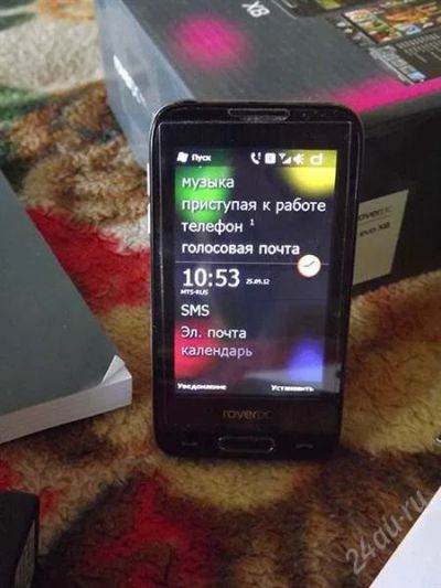 Лот: 2124092. Фото: 1. rover pc evo x8 wm6.5 gps wi-fi... Смартфоны