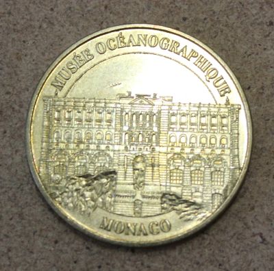 Лот: 25518697. Фото: 1. Монетовидный жетон Монако Музей... Памятные медали