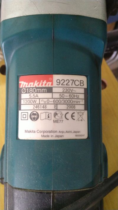 Лот: 18067564. Фото: 1. Makita 9227CB. Электроинструмент