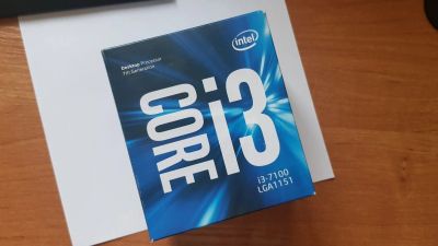 Лот: 11280617. Фото: 1. Intel core i3 7100 BOX. Процессоры