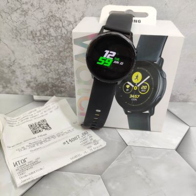 Лот: 17799315. Фото: 1. Samsung Galaxy Watch Active. Смарт-часы, фитнес-браслеты, аксессуары