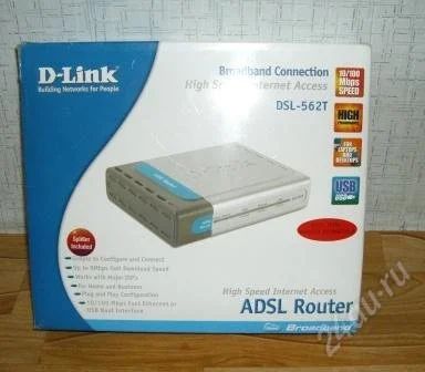 Лот: 129066. Фото: 1. Продам АDSL Router DSL-562T. Проводные модемы