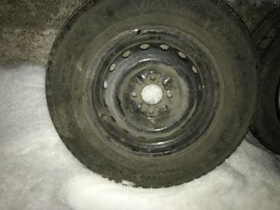 Лот: 10721124. Фото: 1. Колесо r 13 штамповка с резиной. Шины на дисках