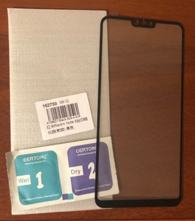 Лот: 12668172. Фото: 1. Защитное стекло Xiaomi Redmi Note... Защитные стёкла, защитные плёнки