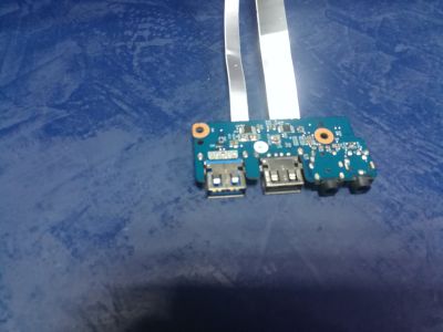 Лот: 17738725. Фото: 1. Б/У плата с разъемами USB, Audio... Шлейфы, кабели, переходники
