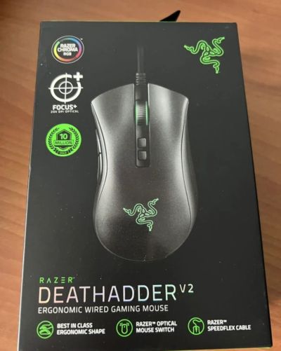 Лот: 19836913. Фото: 1. Razer DeathAdder v2. Клавиатуры и мыши