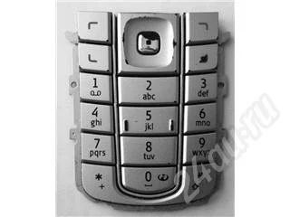 Лот: 262471. Фото: 1. Кнопки от Nokia 6230i, б/у, серебро... Защитные стёкла, защитные плёнки