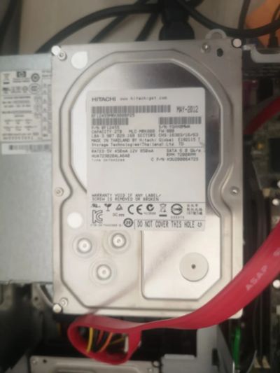 Лот: 22744920. Фото: 1. HDD SATA3 Hitachi 2Tb, MK0271YGHH0MWA. Жёсткие диски (HDD)