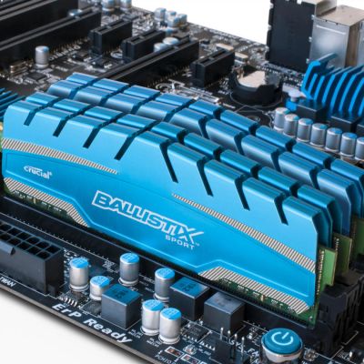 Лот: 4296463. Фото: 1. 16GB (2x8Gb) Crucial Ballistix... Оперативная память