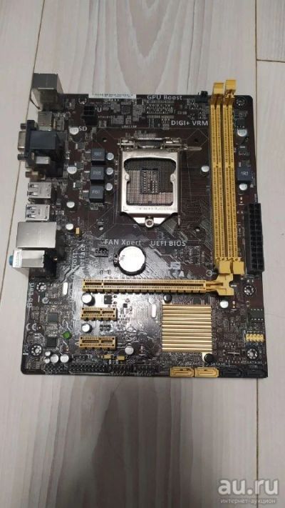 Лот: 18206659. Фото: 1. Материнская плата Asus H81M-A. Материнские платы