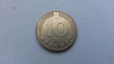 Лот: 5548576. Фото: 1. 10 пфеннигов Германия 1989 год... Германия и Австрия