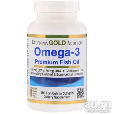 Лот: 18153041. Фото: 1. Омега-3 (Omega 3) premium fish... Спортивное питание, витамины