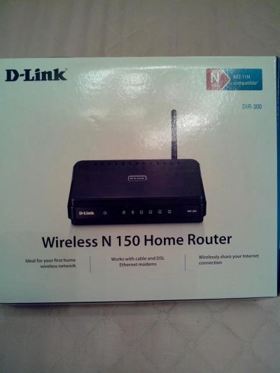Лот: 4820895. Фото: 1. Wi-fi роутер D-Link DIR-300. WiFi, Bluetooth адаптеры
