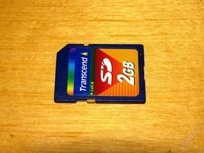 Лот: 157040. Фото: 1. Флеш-карта SD 2 Гб (Transcend). USB-флеш карты