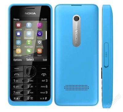 Лот: 3535326. Фото: 1. Nokia 301 dual sim. Кнопочные мобильные телефоны
