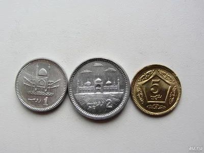 Лот: 11863801. Фото: 1. Пакистан набор 3 монет 1, 2, 5... Наборы монет