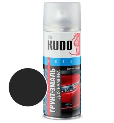 Лот: 16646663. Фото: 1. Краска Kudo 6202 для бампера черная... Всё для покраски