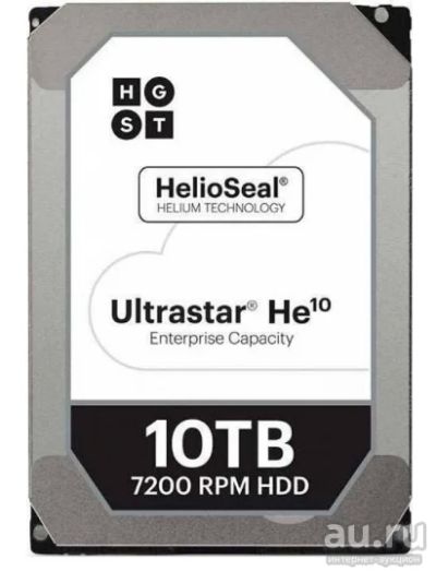 Лот: 17874970. Фото: 1. 3.5" 10Tb WD 0F27504 HUH721010ALN604... Жёсткие диски (HDD)