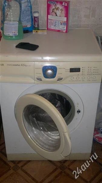 Лот: 2581438. Фото: 1. LG intello washer WD-1022C, почти... Стиральные машины