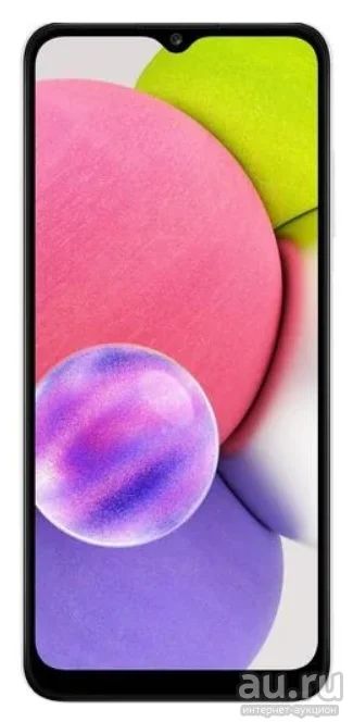 Лот: 18230175. Фото: 1. Samsung Galaxy A03s 3/32Gb, белый. Смартфоны