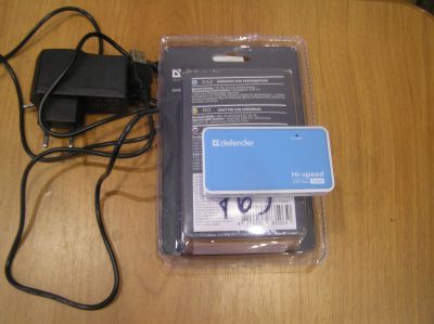 Лот: 19821744. Фото: 1. USB hub, разветвитель USB Defender... USB хабы